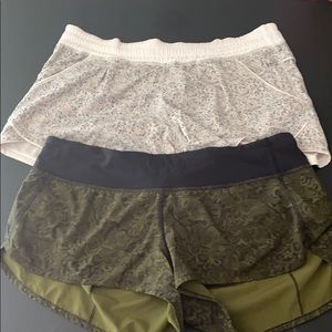 Lot of 2 lululemon shorts